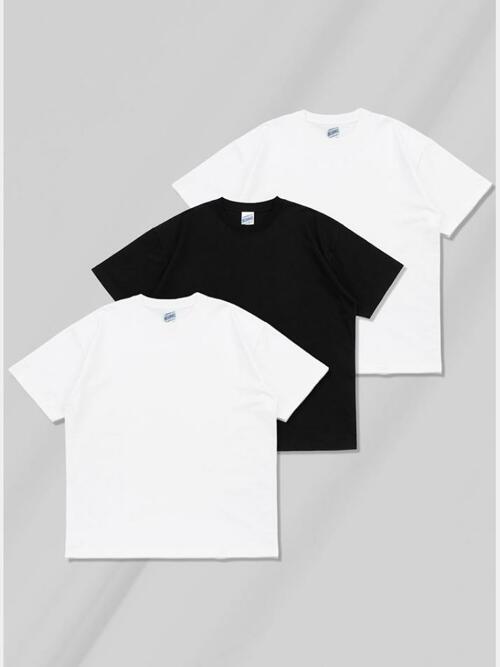 [2PACK] 18수 코튼 무지 반팔티 (2COLOR)