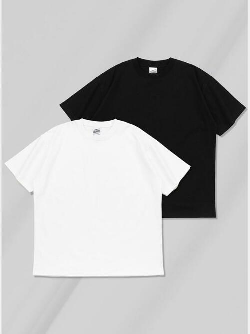 [2PACK] 32수 2합 코튼 무지 반팔티 (2COLOR)