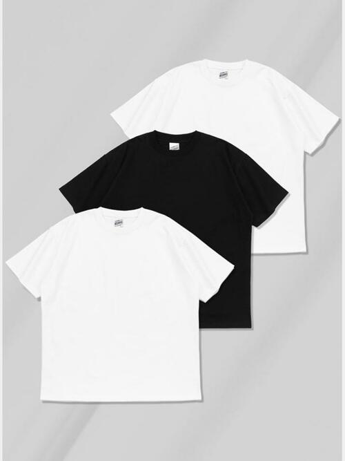 [3PACK] 32수 2합 코튼 무지 반팔티 (2COLOR)