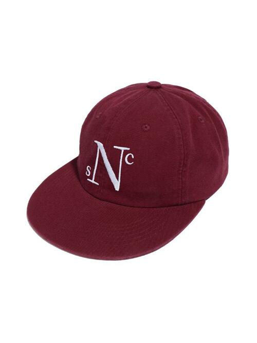 N LOGO FLAT VISOR CAP (BURGUNDY)