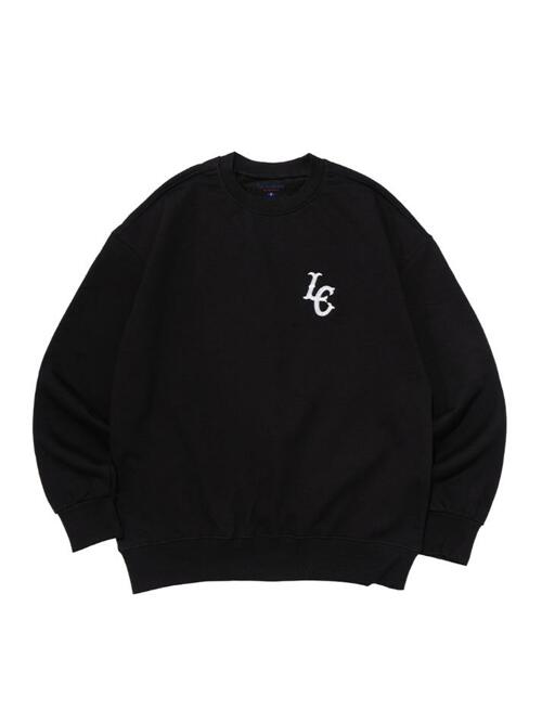 체인 엘씨 로고 맨투맨 (블랙)