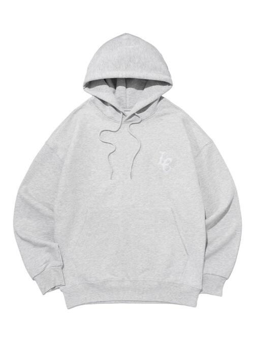 체인 엘씨 로고 후드티 (라이트 멜란지)