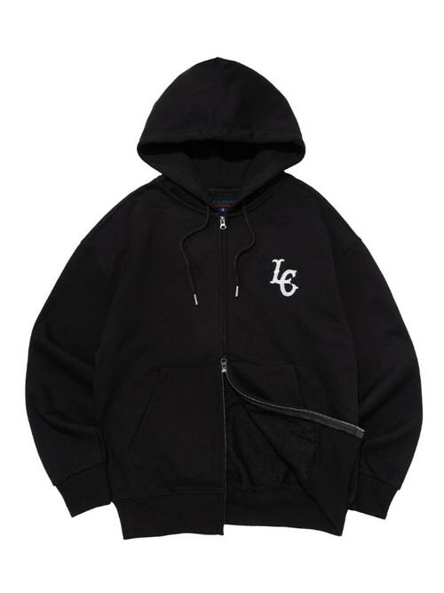체인 엘씨 로고 후드집업 (블랙)