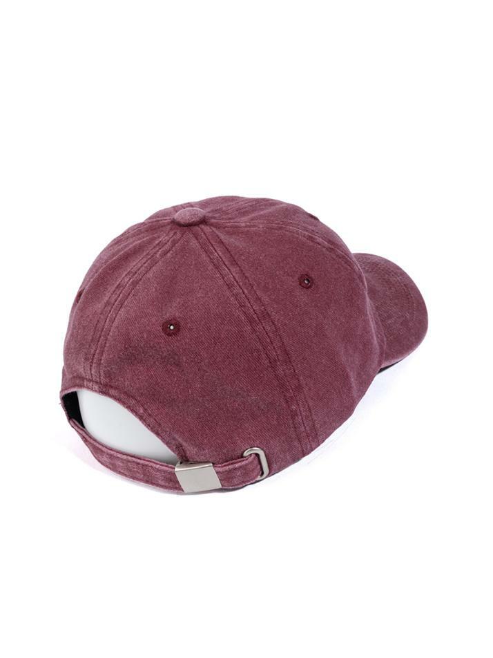 OG LOGO PEACH PIGMENT CAP (BURGUNDY)