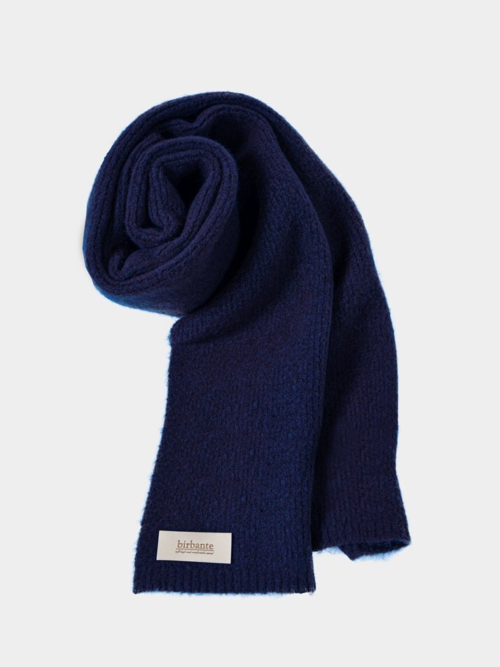 [birbante] 소프트 웜 머플러 - 멀티 네이비