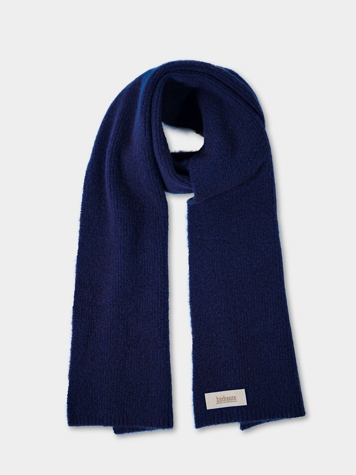 [birbante] 소프트 웜 머플러 - 멀티 네이비