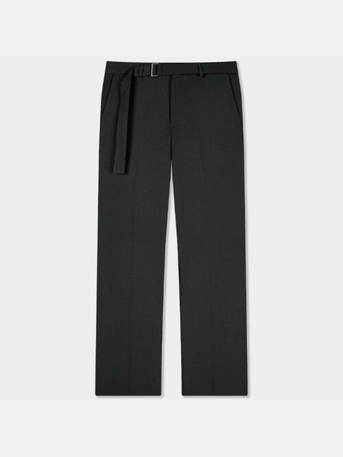 [birbante] 트윌 벨티드 셋업 슬랙스 - 차콜