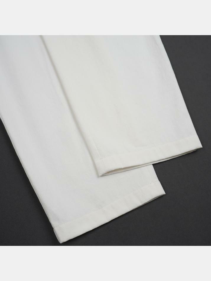 [birbante] 카치온 워시드 원턱 스트링 팬츠 - 에크루