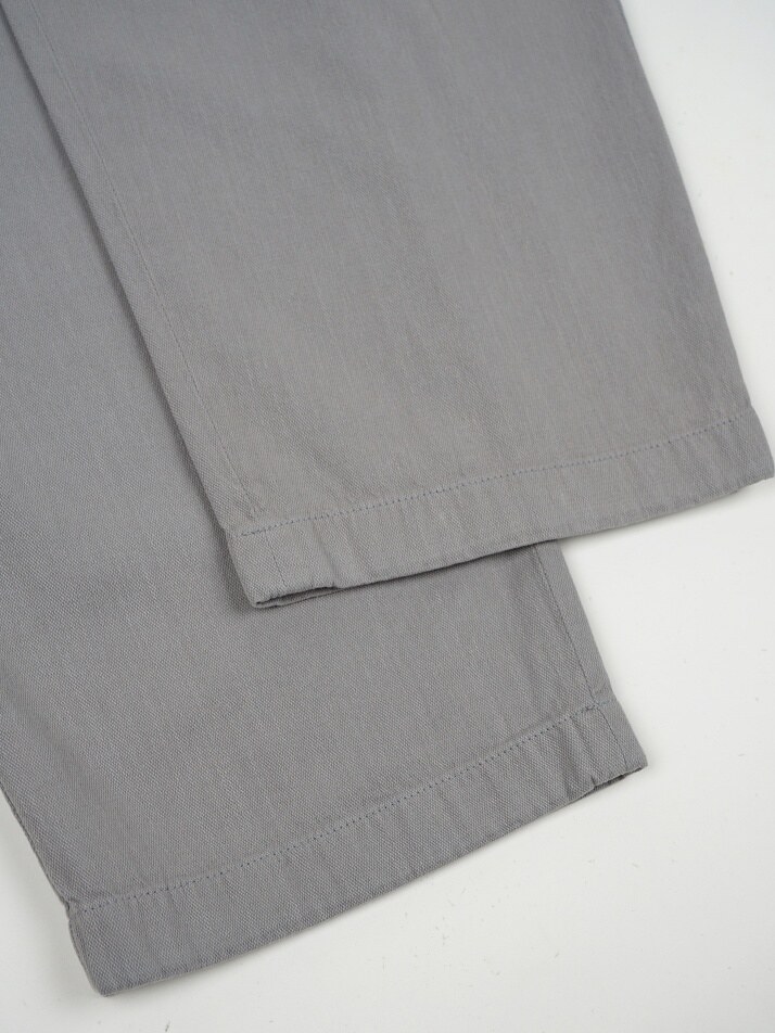 [birbante] 카치온 워시드 원턱 스트링 팬츠 - 라이트 그레이