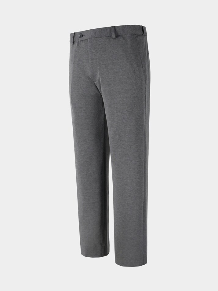 [birbante] 컴포트 스트레치 레귤러핏 셋업 슬랙스 - 차콜