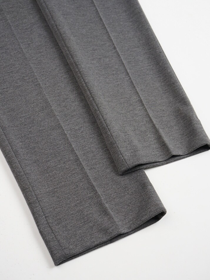 [birbante] 컴포트 스트레치 레귤러핏 셋업 슬랙스 - 차콜