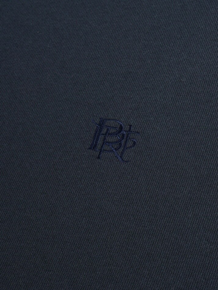 [birbante] 그라데이션 롱슬리브 티셔츠 - 다크 네이비