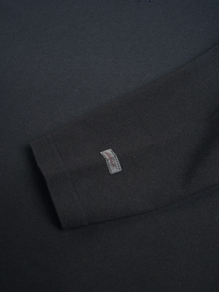 [birbante] 그라데이션 롱슬리브 티셔츠 - 다크 네이비