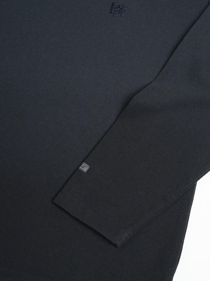 [birbante] 그라데이션 롱슬리브 티셔츠 - 다크 네이비