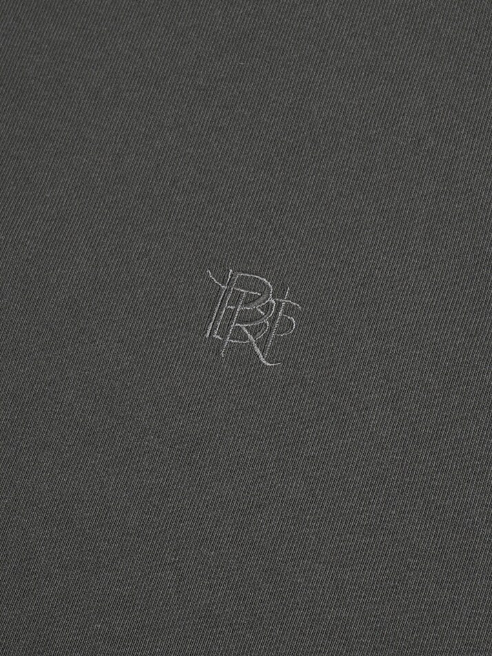 [birbante] 그라데이션 롱슬리브 티셔츠 - 다크 그레이