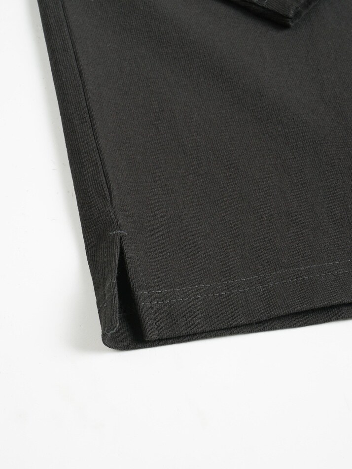 [birbante] 그라데이션 롱슬리브 티셔츠 - 다크 그레이