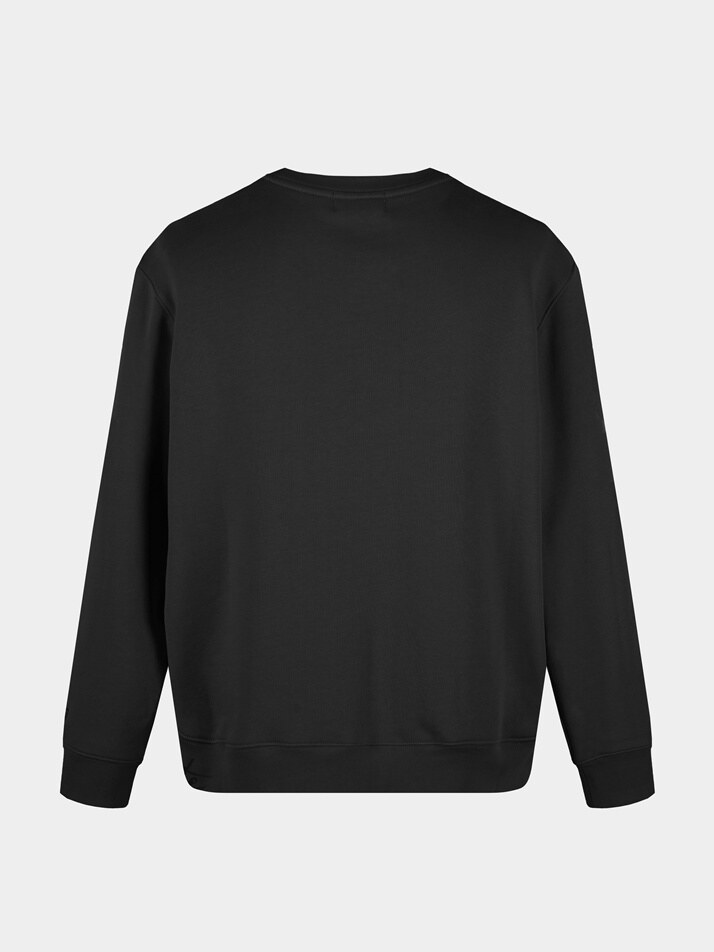 [birbante] 시그니처 크루넥 맨투맨 - 블랙