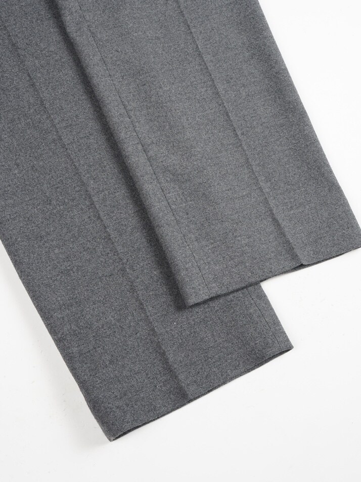 [birbante] 웜 스판 사이드 밴딩 슬랙스 - 그레이