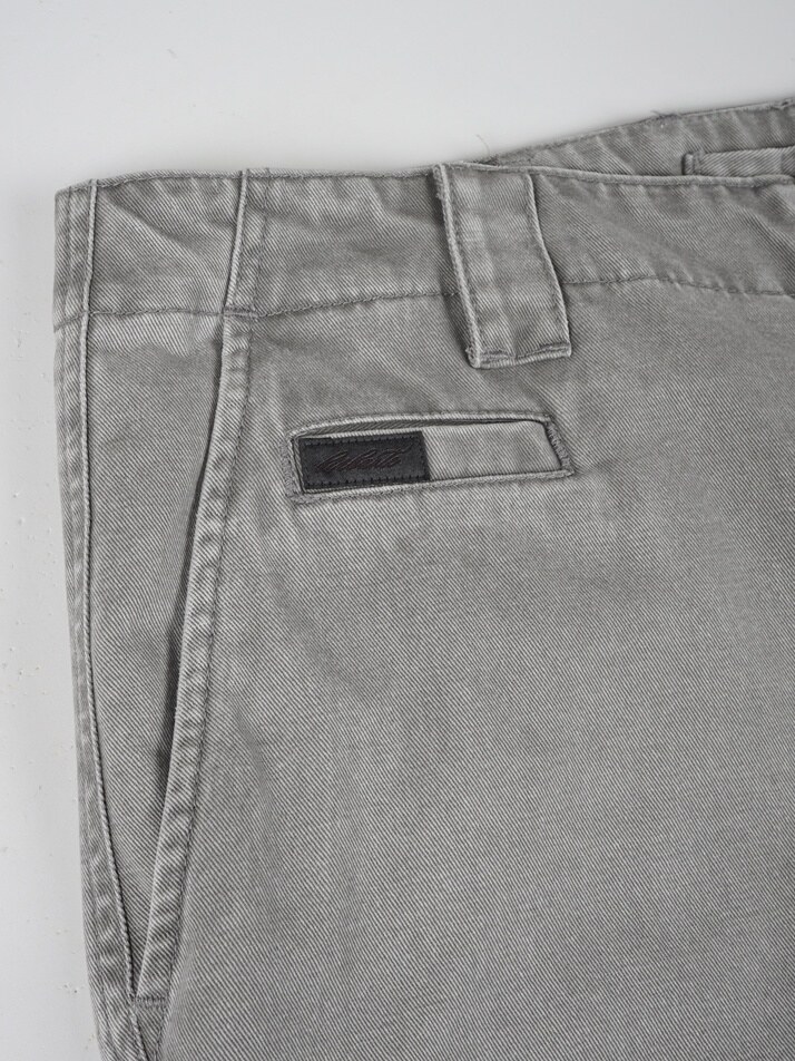 [birbante] 가먼트워싱 다트 트윌 치노 팬츠 - 그레이