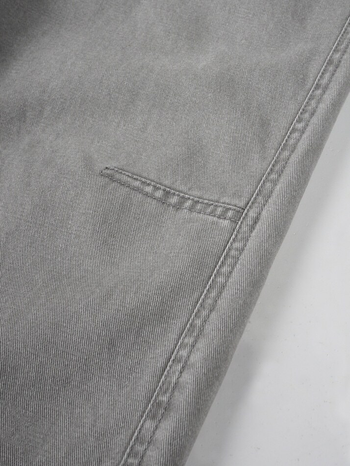 [birbante] 가먼트워싱 다트 트윌 치노 팬츠 - 그레이