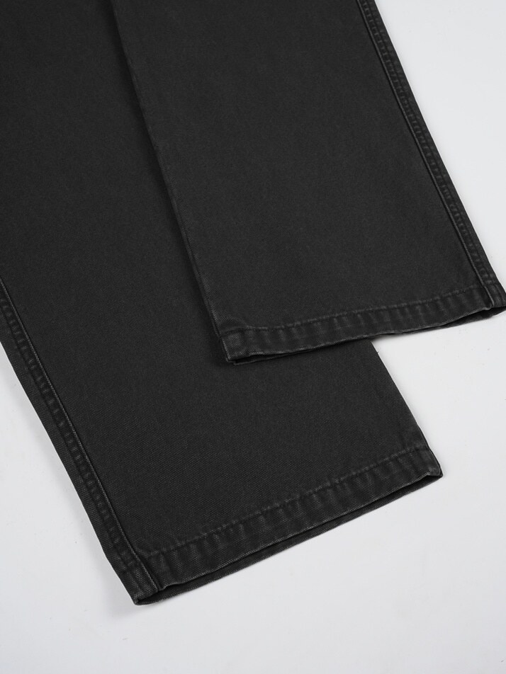 [birbante] 가먼트워싱 카고 치노 팬츠 - 블랙