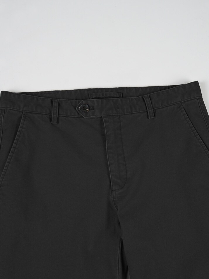 [birbante] 가먼트워싱 스판 치노 팬츠 - 블랙