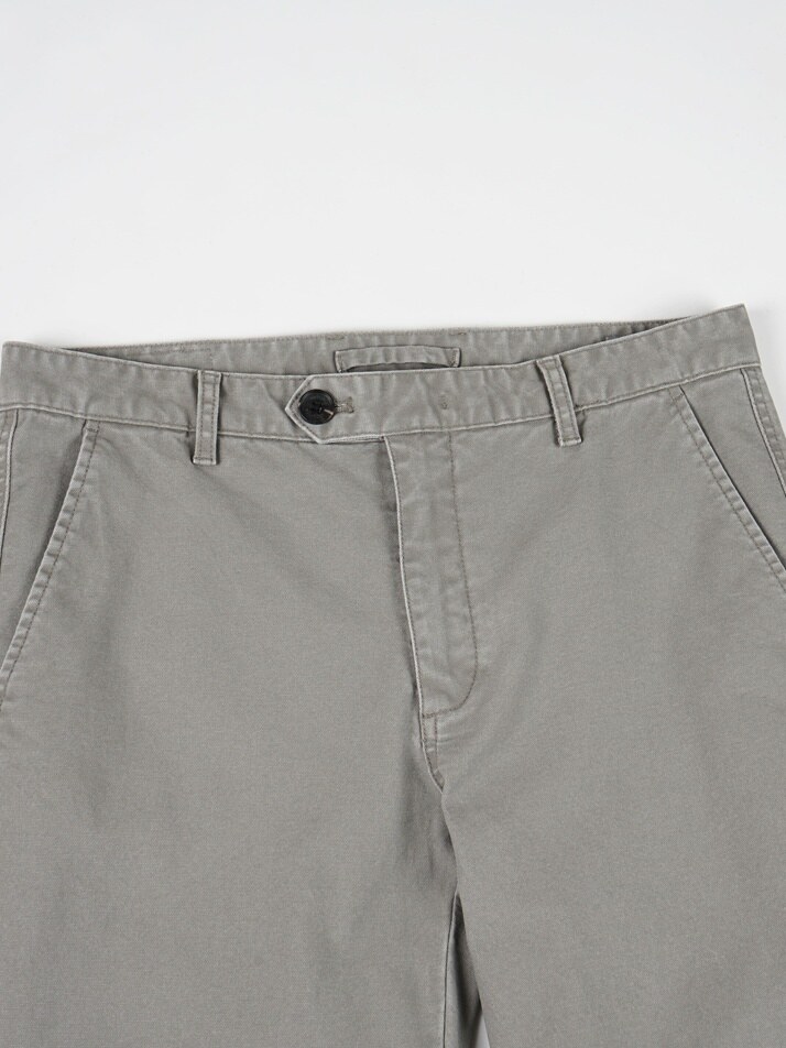 [birbante] 가먼트워싱 스판 치노 팬츠 - 그레이지