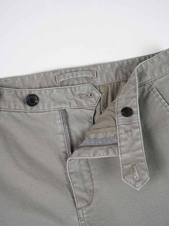 [birbante] 가먼트워싱 스판 치노 팬츠 - 그레이지