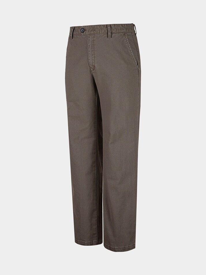 [birbante] 가먼트워싱 스판 치노 팬츠 - 다크 베이지