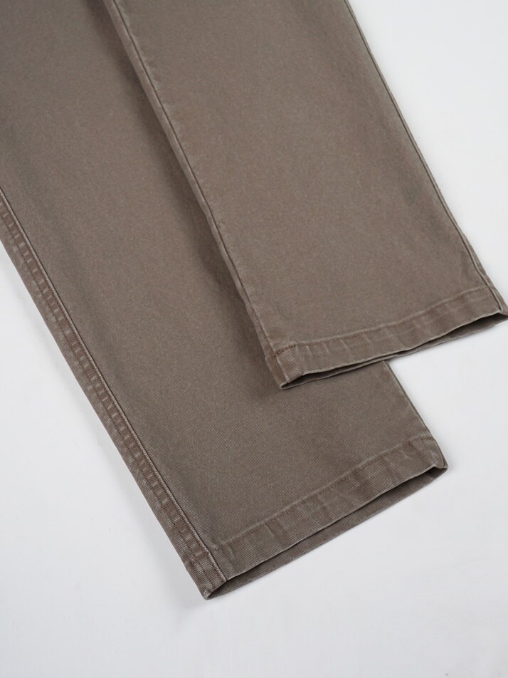 [birbante] 가먼트워싱 스판 치노 팬츠 - 다크 베이지