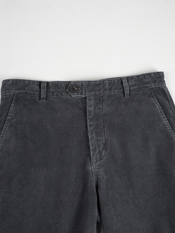[birbante] 가먼트워싱 코듀로이 카펜터 C.L핏 치노 팬츠 - 그레이