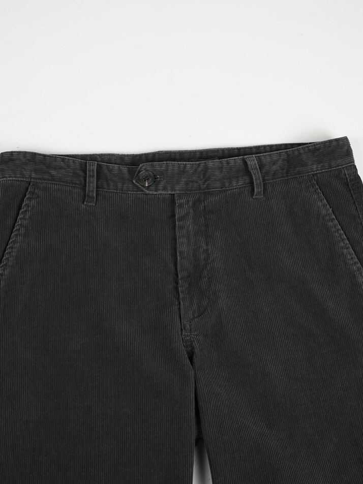 [birbante] 가먼트워싱 코듀로이 R.C핏 치노 팬츠 - 차콜