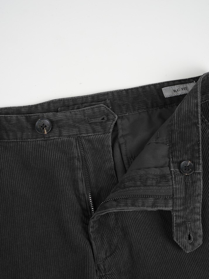[birbante] 가먼트워싱 코듀로이 R.C핏 치노 팬츠 - 차콜
