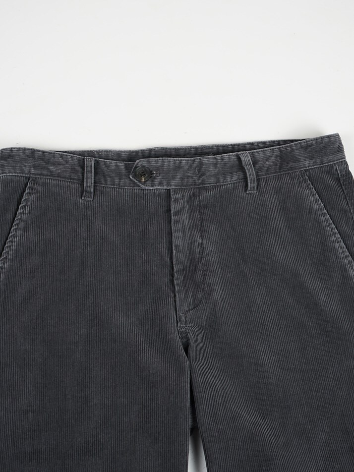 [birbante] 가먼트워싱 코듀로이 R.C핏 치노 팬츠 - 그레이