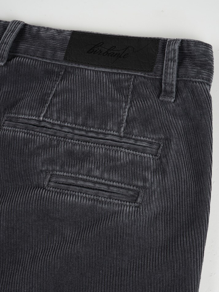 [birbante] 가먼트워싱 코듀로이 R.C핏 치노 팬츠 - 그레이