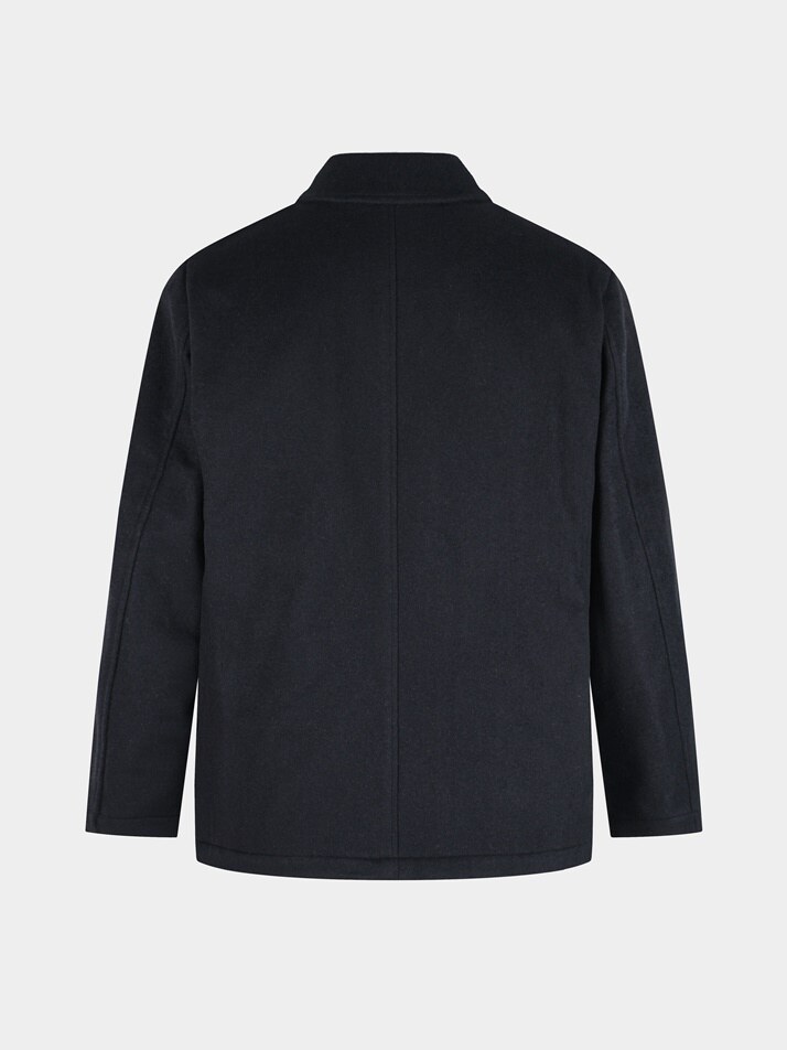 [birbante] 울 블렌드 퀼팅 자켓 - 블랙