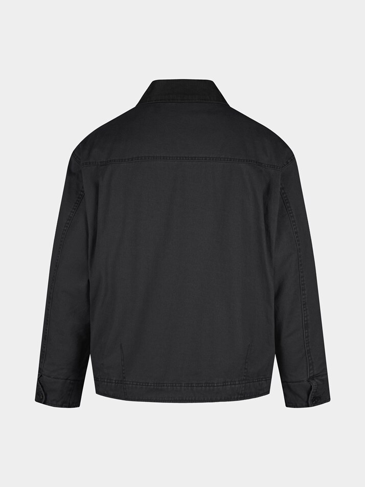 [birbante] 가먼트워싱 트윌 패딩 자켓 - 블랙