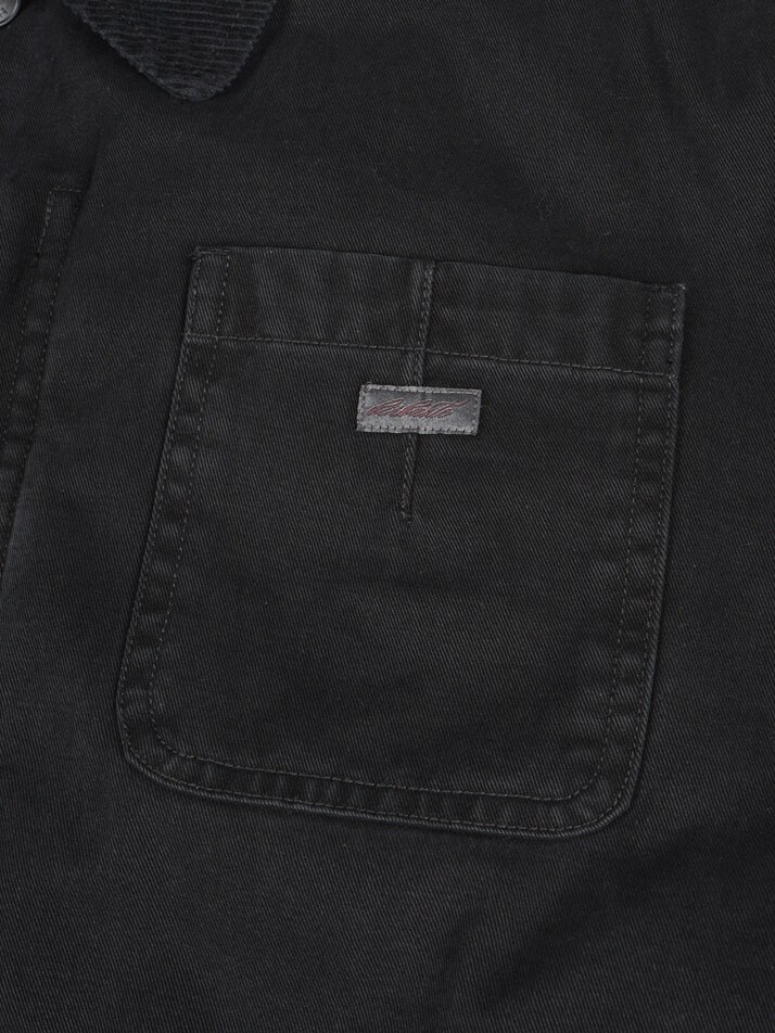 [birbante] 가먼트워싱 트윌 패딩 자켓 - 블랙