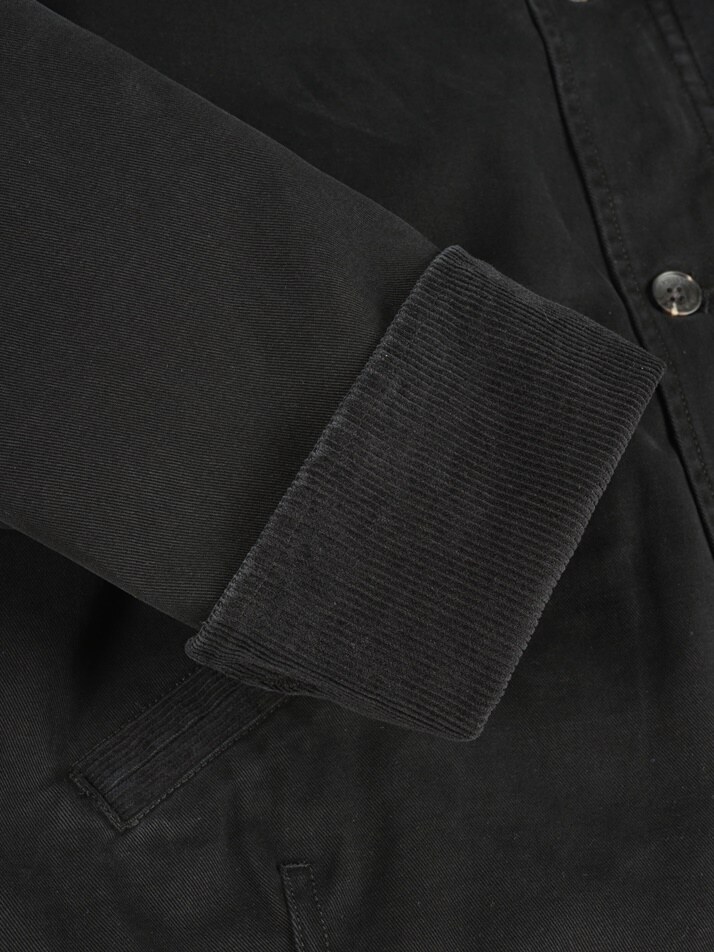 [birbante] 가먼트워싱 트윌 패딩 자켓 - 블랙