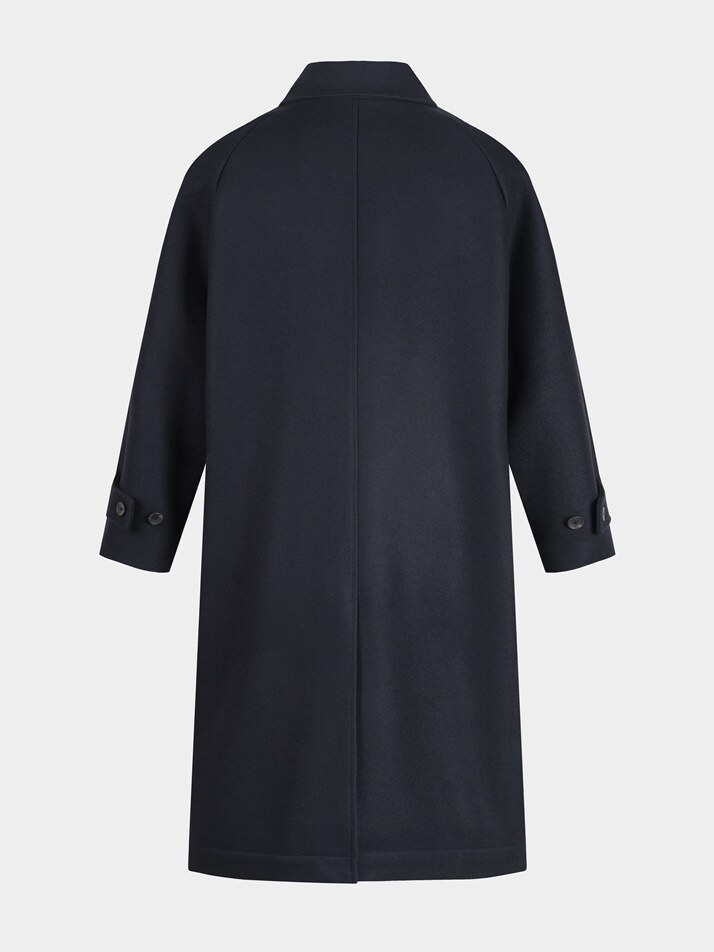 [birbante] 울 블렌드 발마칸 코트 - 다크 네이비