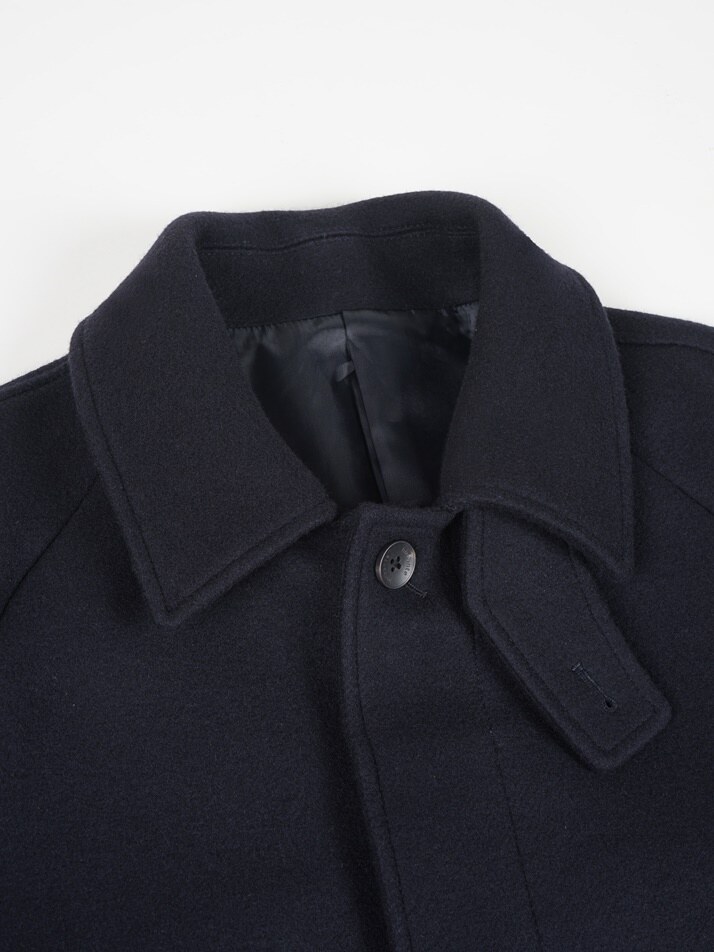 [birbante] 울 블렌드 발마칸 코트 - 다크 네이비