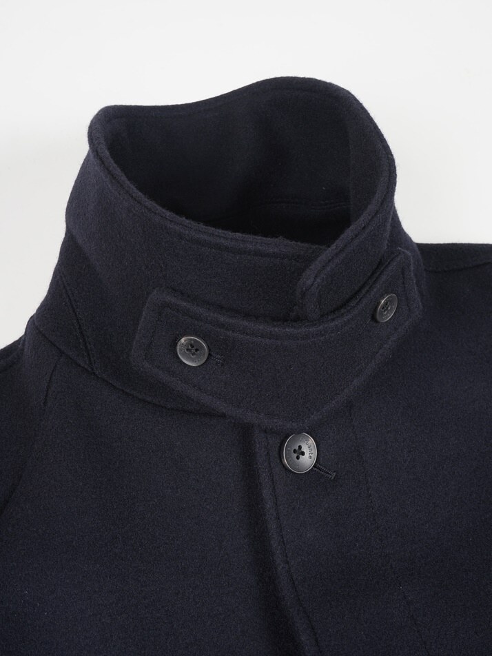 [birbante] 울 블렌드 발마칸 코트 - 다크 네이비