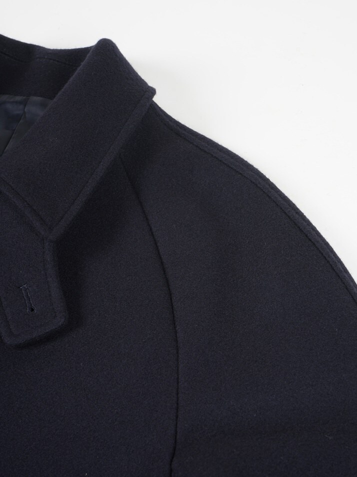 [birbante] 울 블렌드 발마칸 코트 - 다크 네이비