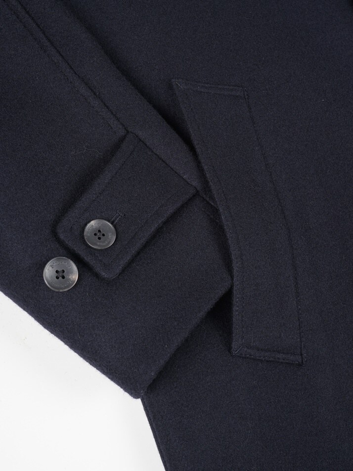 [birbante] 울 블렌드 발마칸 코트 - 다크 네이비