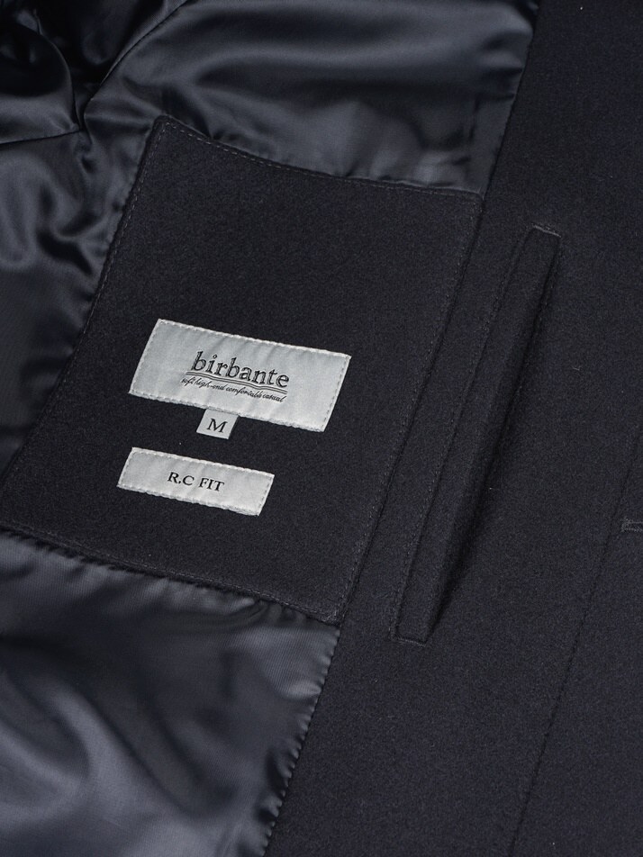 [birbante] 울 블렌드 발마칸 코트 - 다크 네이비