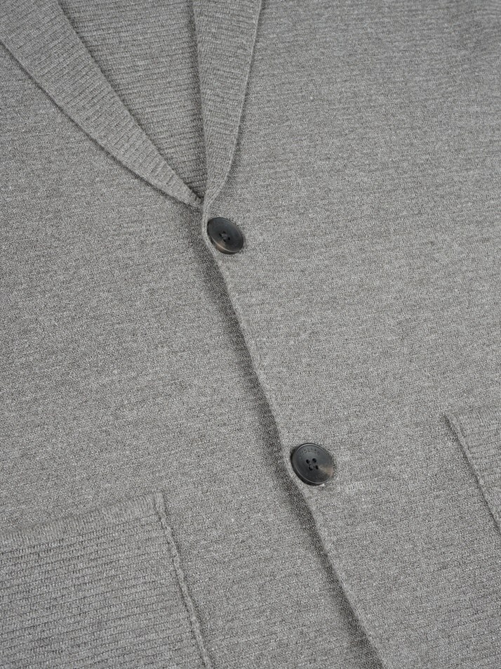 [birbante] 소프트 워셔블 자켓 가디건 - 멜란 베이지