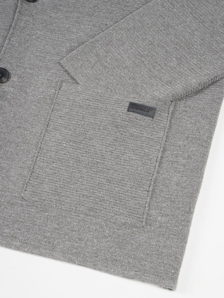 [birbante] 소프트 워셔블 자켓 가디건 - 멜란 베이지