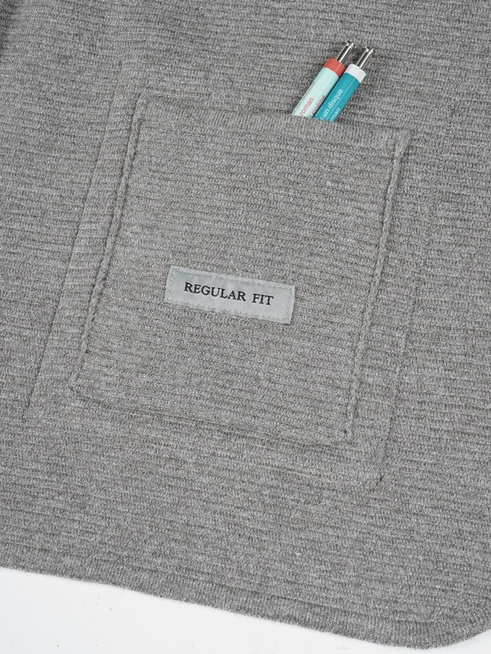 [birbante] 소프트 워셔블 자켓 가디건 - 멜란 베이지