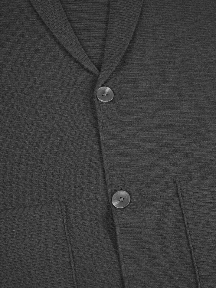 [birbante] 소프트 워셔블 자켓 가디건 - 차콜