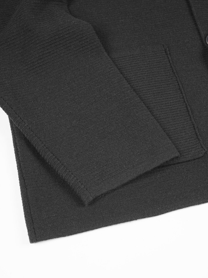 [birbante] 소프트 워셔블 자켓 가디건 - 차콜